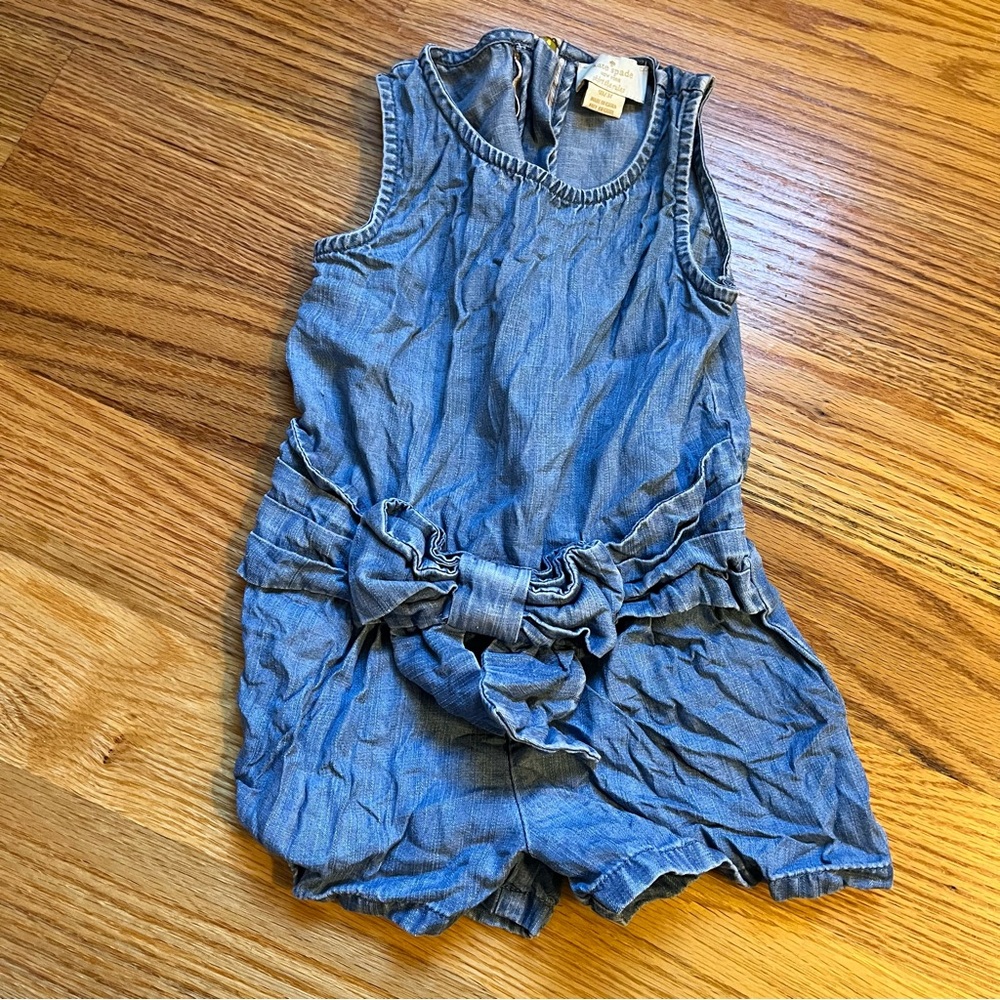 Kate Spade New York chambray romper size 3